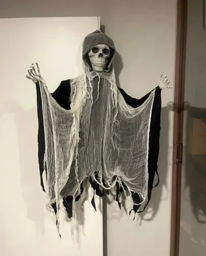decoração de Halloween importada dos EUA- Caveira assustadora 