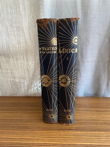 Coleção Luis de Camões, 1 e 2 volumes, O Teatro e as Cartas e Lírica da Editora artis