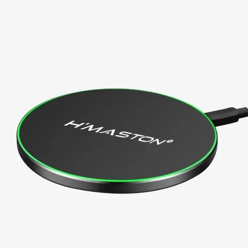 Carregador H'MASTON Sem Fio Por Indução Carregamento de 15W Universal