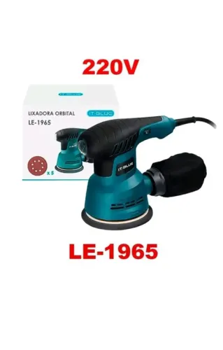 Lixadeira Orbital 220V IT-Blue LE-1965 com fio elétrica