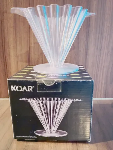 "NOVO" PORTA FILTRO DE CAFÉ KOAR ACRÍLICO 