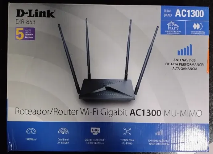 Roteador D-Link AC1300 MU-MIMO DIR-853