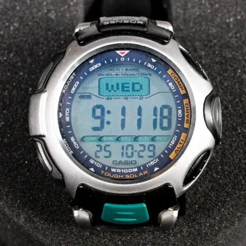 Casio Pro Trek PRG-50 Tough Solar Japan M c/ caixa e manual - Como novo