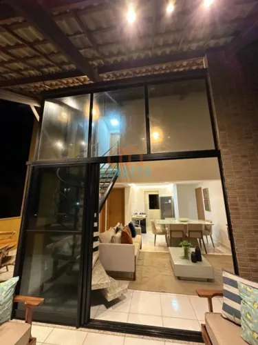 CÓD: 5451. Cobertura Duplex Semi-Mobiliada Frente Mar - Condomínio Marbella Beach |
