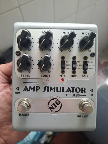 Pedal Nig Amp Simulator As1 Novinho