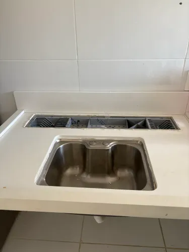 BANCADA QUARTZO BRANCO