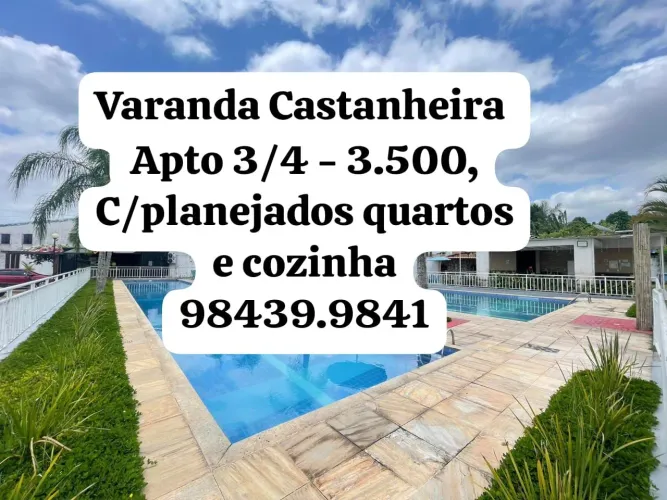 Varanda Castanheira - Alugo apto. 3/4