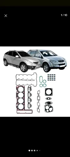 Jogo junta cabeçote superior SSANGYONG Kyron Action e Korando 2.0 16V Diesel