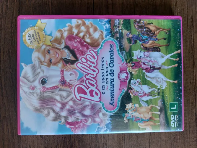 DVD Barbie e Suas Irmãs em Uma Aventura de Cavalos