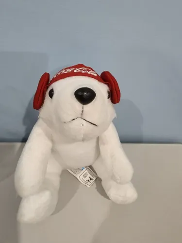 Urso de Pelúcia novo da Coca-Cola promocional 20cm