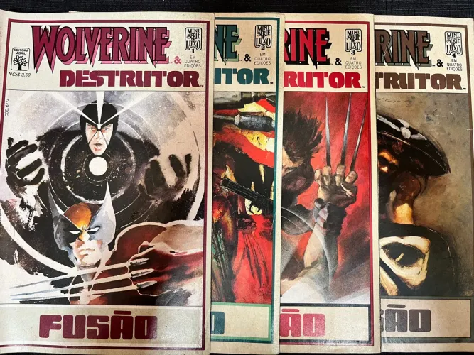 Wolverine e Destrutor - Fusão Em 04 Ediçoes