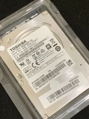 HDD para notebook Toshiba 1TB - 5400 RPM