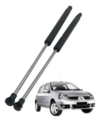 Par Amortecedor Tampa Traseira Renault Clio 2007 S/trava