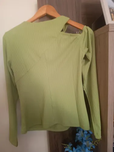 Blusa Thamara Capelão Canelada com Laço