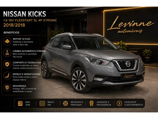 Nissan Kicks SL 1.6 16V Flexstar 5P Aut. 2018