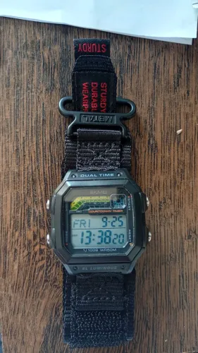 Relógio digital skimei pulseira tática