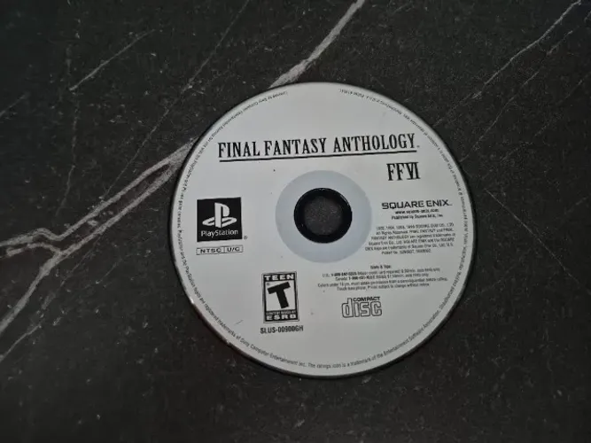 Final Fantasy Anthology FF VI PS1- Mídia Física Usado Loose