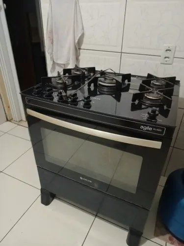 Fogão Atlas 5 bocas vidro