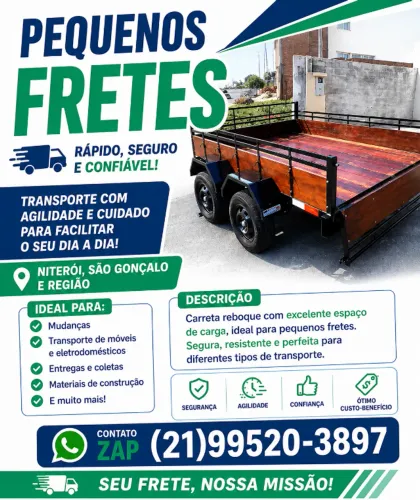 Mudança, rápido e barato Carreto, Frete