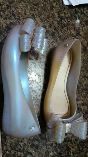 Sapatilha Melissa original perolada, número 35