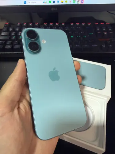 iphone 16 na garantia com nota fiscal - 99% bateria