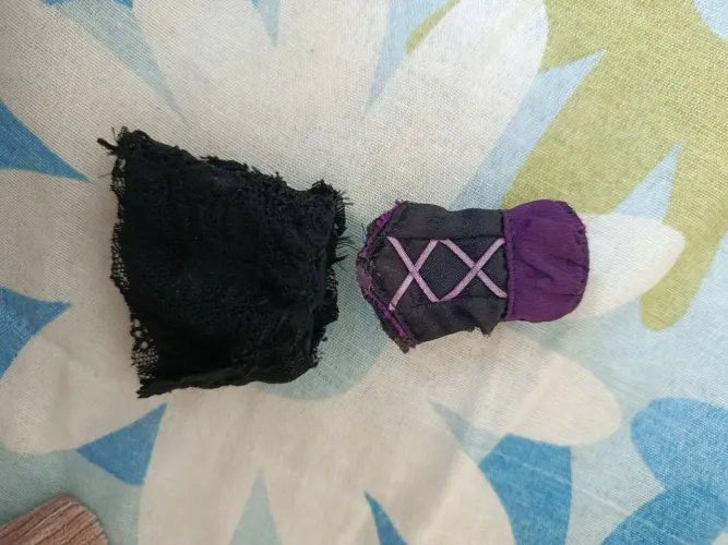 top + saia feita a mão da elissabat monster high 