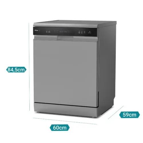 Lava Louças 14 Serviços Philco Inox Painel Digital