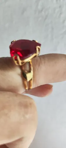 anel de ouro 18 k maçisa 