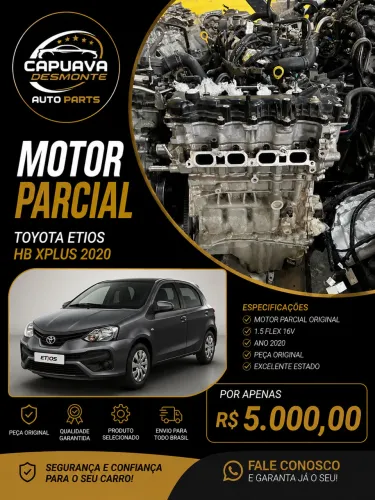 MOTOR TOYOTA ETIOS 