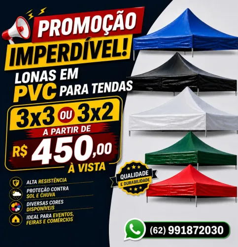 Lona para Tenda 3x3 3x2