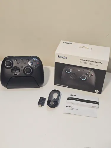 8BitDo Ultimate 2 Wireless Preto (Lacrado)