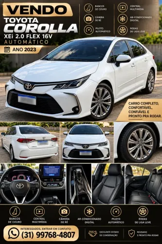 Toyota Corolla XEI 2.0 Flex 16V Aut. 2023