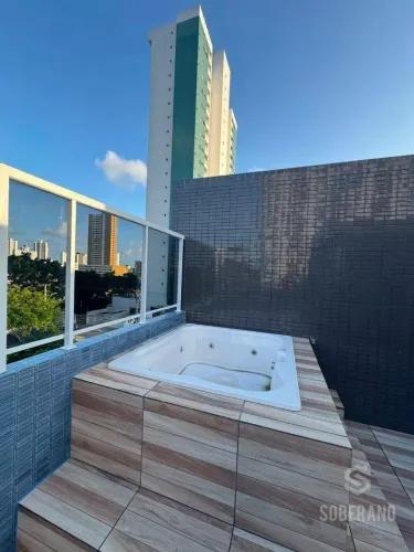 Cobertura com 2 dormitórios à venda + hidromassagem privativa, 94 m² por R$ 435.000 - Bair
