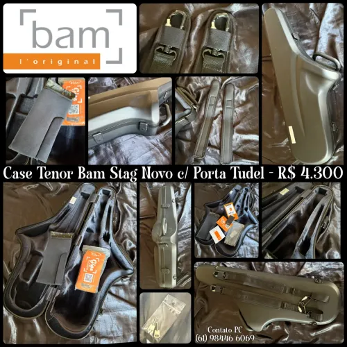 CASE BAM STAGE PARA SAX TENOR ? MODELO NOVO STAGE 4112I - SEM USO