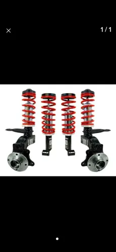 Kit suspensão rosa slim para gol quadrado