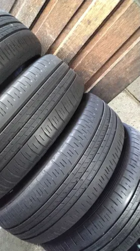 Jogo Pneus 185 60 R 15 Dunlop enasave meia vida ótimos