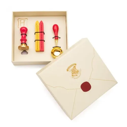KIT SELO DE CERA HARRY POTTER BRASÃO DE HOGWARTS NOVO, COMPLETO