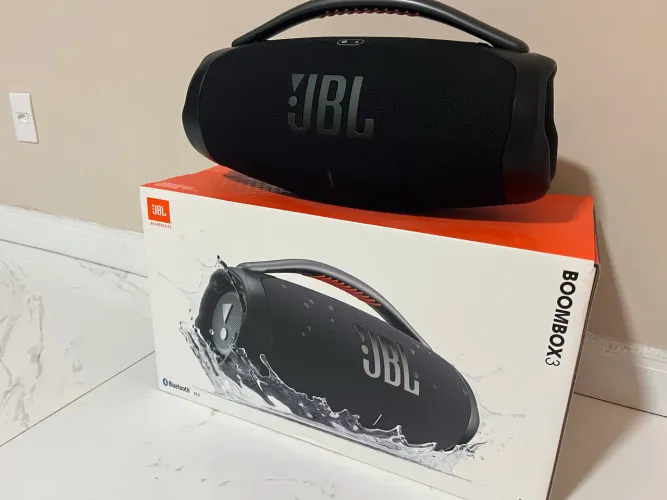 JBL BOMBOX 3 IMPECÁVEL ZERADA SEM MARCA DE USO