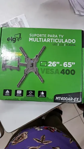 Suporte de parede para TV ate 65" elg (nunca usado cx lacrada)