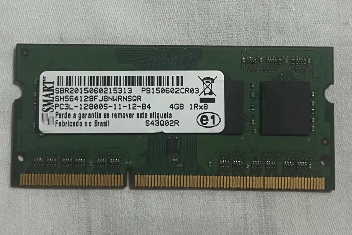 3 Memórias RAM 4GB para Notebook - DDR3 / DDR3L
