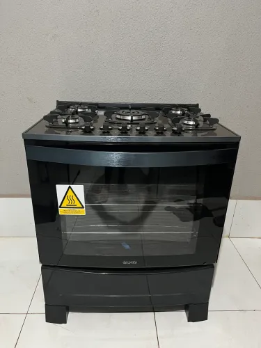 Fogão MESA DE VIDRO 5 BOCAS