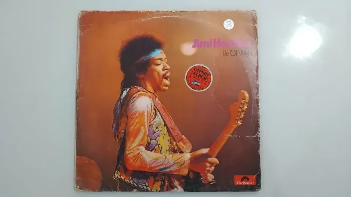 LP JIMI HENDRIX - LIVE - ISLE OF WIGHT - 1 UK PRESS , IMPORTADO DE EPOCA