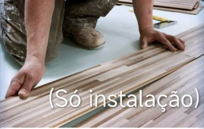 Piso laminado.