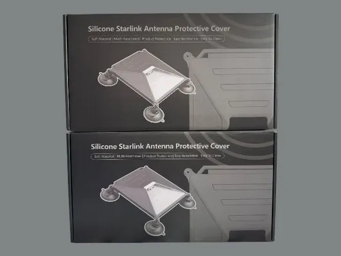 Capa de Proteção em Silicone para Starlink Mini Suporte Ventosa Kit Completo (Nova)
