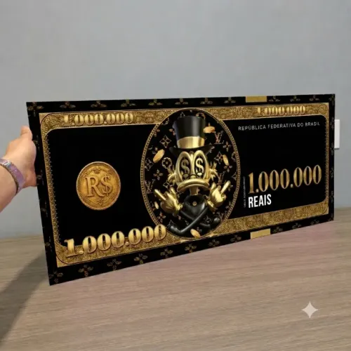Quadro 1 Milhão de Reais | Vários Modelos