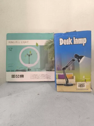 Kit ring fill light mas abajur  novos preço abaixo pra vender rapido