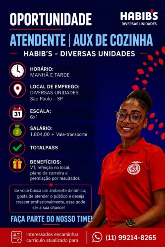 VAGAS ZONA LESTE