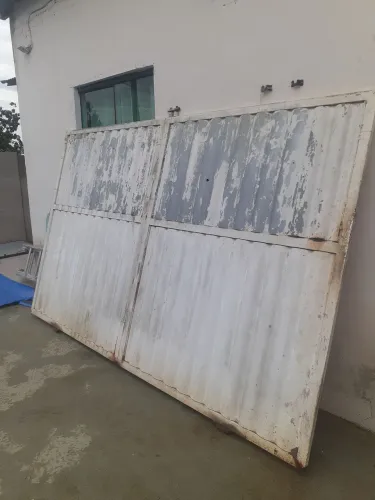 Portão de garagem 3 metros de ferro