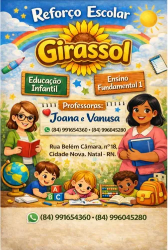 Reforço Escolar Girassol - Aulas Particulares e Acompanhamento Escolar
