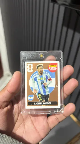 Lionel Messi Extra Sticker Bronze Panini FIFA World Cup 2026 Rara